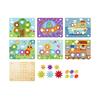 Wooden Logic Game with Gears - Tooky Toy
